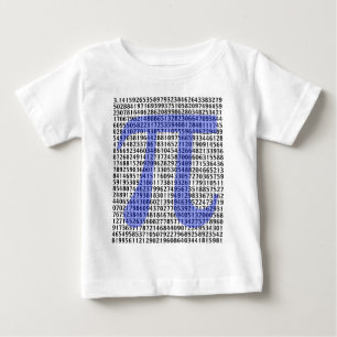 T-shirt Pi 3.14 a 100 dígitos