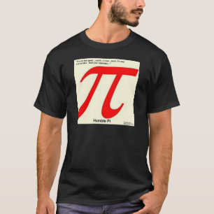 T-shirt Pi R Quadrado Humilde Divertido