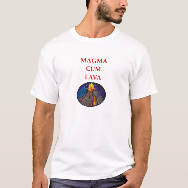 T-shirt piada da geologia (Frente)