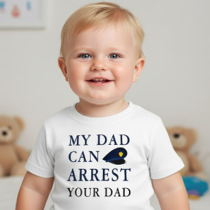 T-shirt Piada de bebê policial hilariamente engraçada
