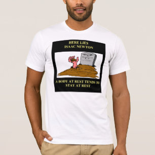 T-shirt piada de Isaac Newton