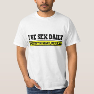 T-shirt Piada do Dyslexic