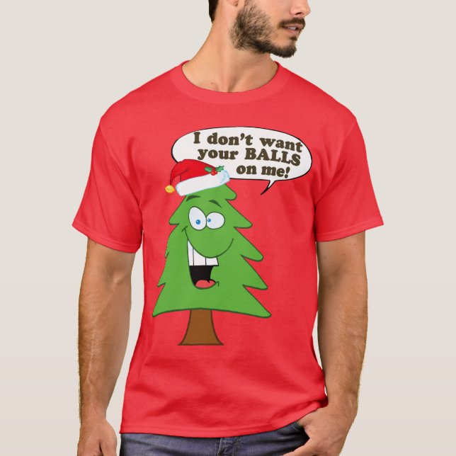 T-shirt Piada do feriado da árvore de Natal (Frente)