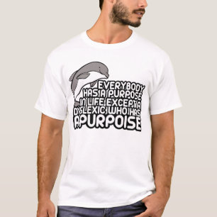 T-shirt Piada insípido do dyslexic