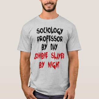 T-shirt Piada Zombie Professor de Sociologia