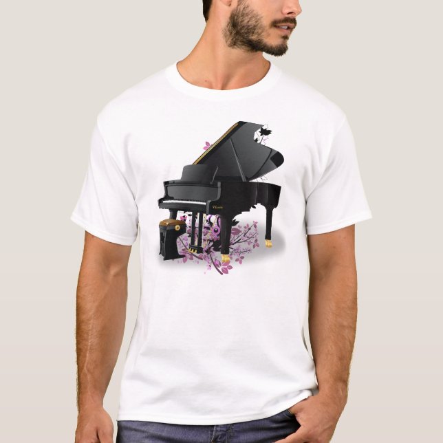 T-shirt Piano de Cauda (Frente)