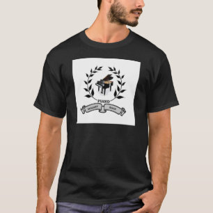 T-shirt Piano de Mozart e de Bach