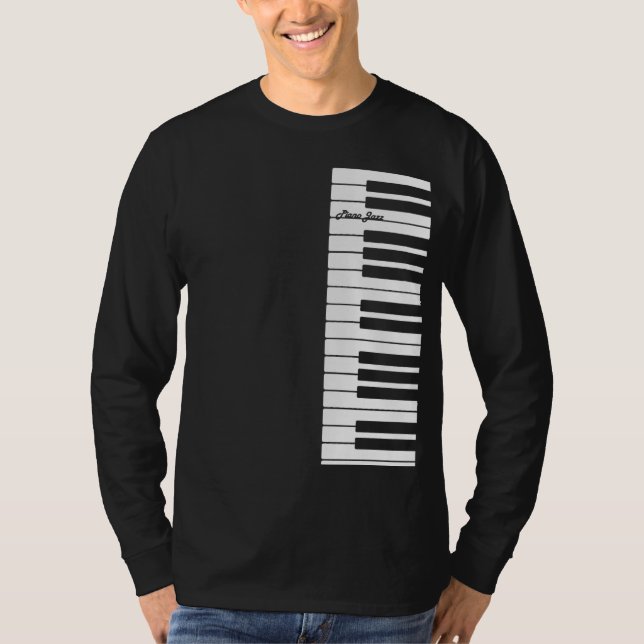 T-shirt Piano Jazz (Frente)