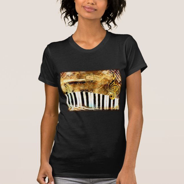 T-shirt Piano Music (Frente)