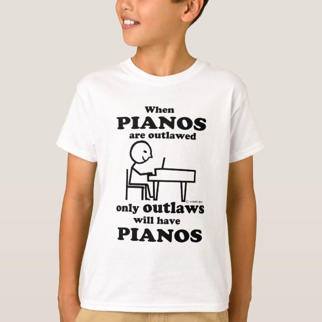 T-shirt Pianos Proibidos (Frente)