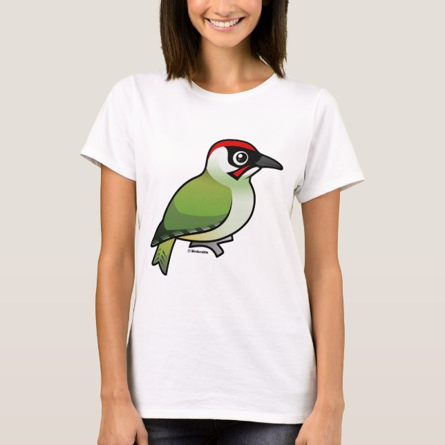 T-shirt Pica-pau verde (Frente)
