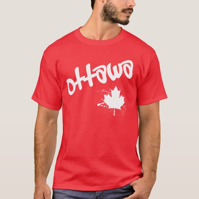T-shirt Pichações de Ottawa (Frente)