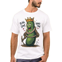 t-shirt Pickle King - Engraçado Cartoon Pickle Roy