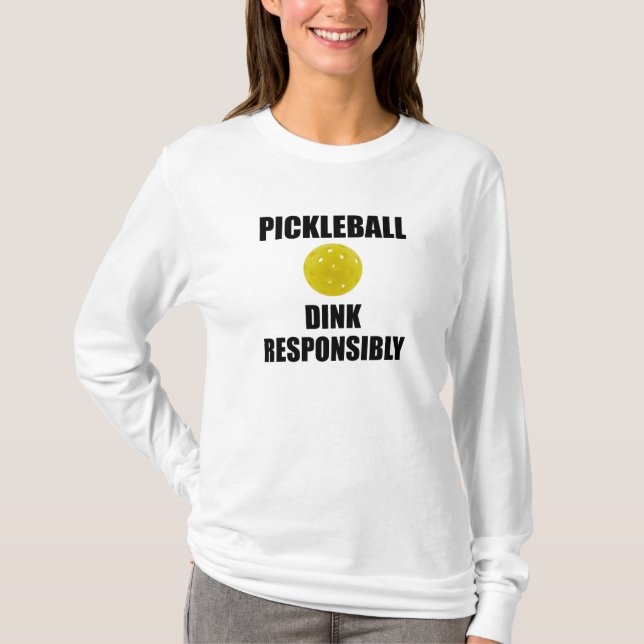 T-shirt Pickleball Dink responsàvel (Frente)