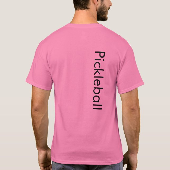 T-Shirt Pickleball Rosa (Verso)