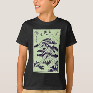 T-shirt Pictórico para Hokusais 36 vistas de Monte Fuji