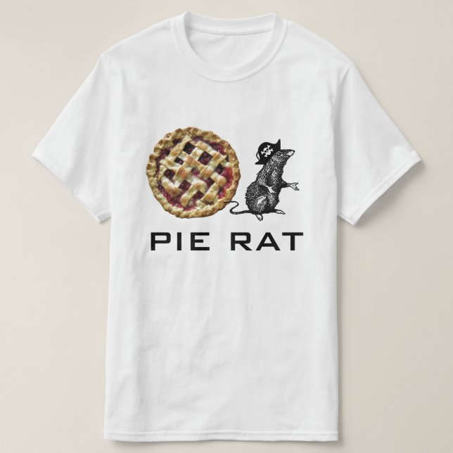 T-shirt Pie Rat (Frente do Design)