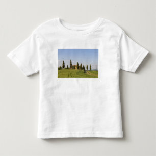 T-shirt Pienza, Val d'Orcia, província de Siena, Toscana,