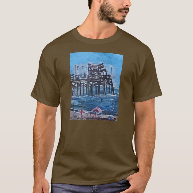 T-SHIRT PIER DE NEWPORT BEACH (Frente)