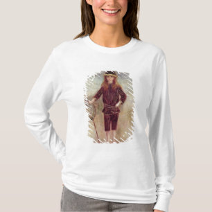 T-shirt Pierre um Renoir o Fisherwoman pequeno