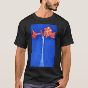 T-shirt Piet Mondrian - Pintura de Flor de Arte Fina Amary