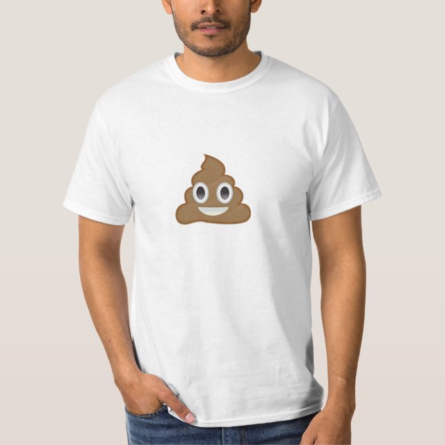T-shirt Pilha de Poo Emoji (Frente)