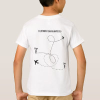 T-Shirt piloto de aviação branca