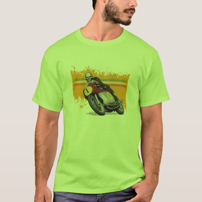 T-shirt piloto do café - agusta do milivolt (Frente)