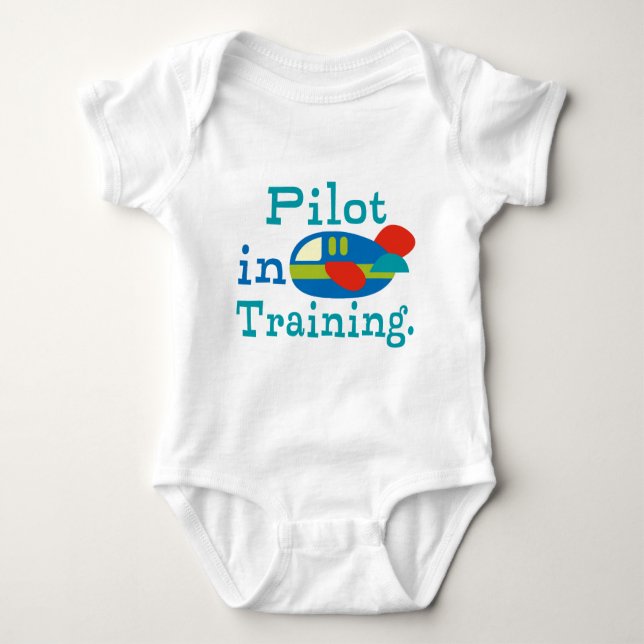 T-shirt Piloto personalizado no treinamento (Frente)
