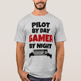 T-shirt Piloto por Day Gamer by Night