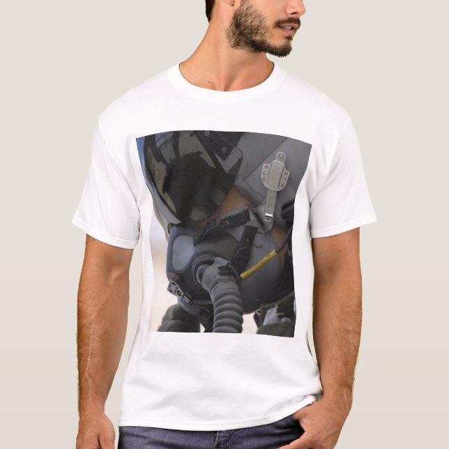 T-shirt Piloto senta-se em seu Thunderbolt II A-10 (Frente)