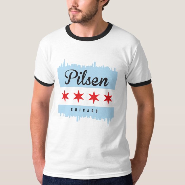 T-shirt Pilsen Chicago (Frente)
