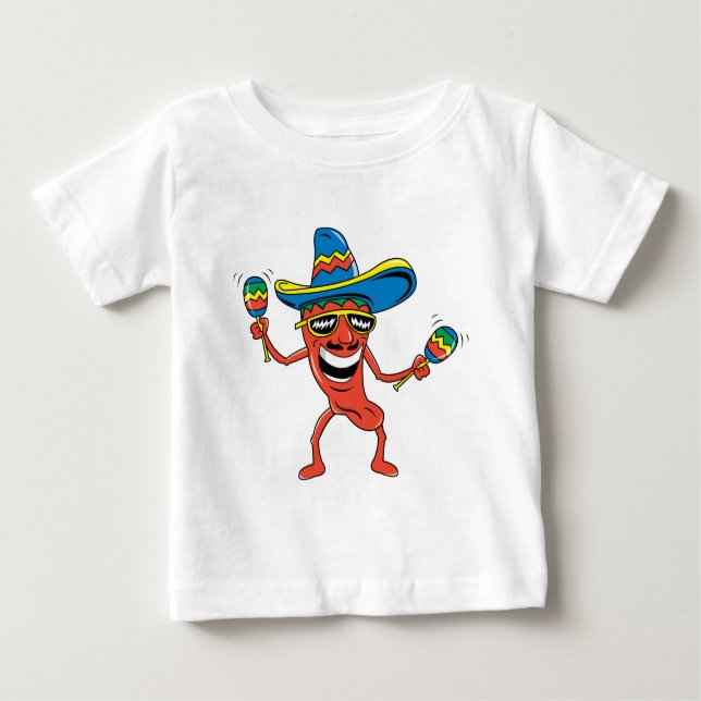 T-shirt Pimenta de pimentão mexicana (Frente)