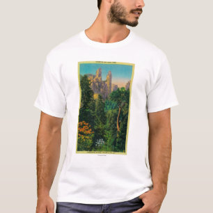 T-shirt Pináculos da catedral e vale de Yosemite