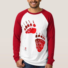 T-shirt Pinças do Urso Vermelho (Frente e Traseira) - Teto