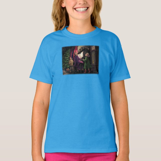 T-shirt Ping de Natal junto (Frente)