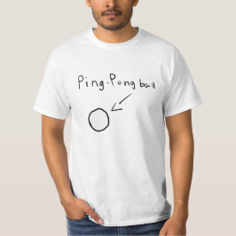 T-Shirt Ping Pong ball