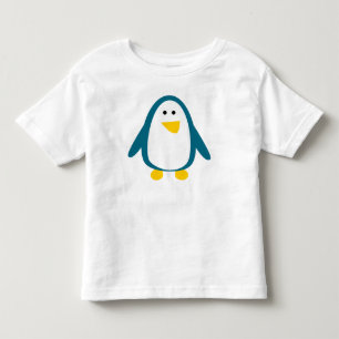T-shirt Pinguim de Desenho Fofo