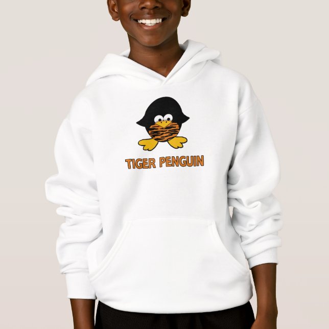 T-shirt Pinguim do tigre (Frente)