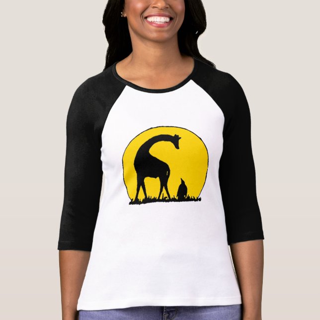 T-shirt Pinguim e girafa (Frente)