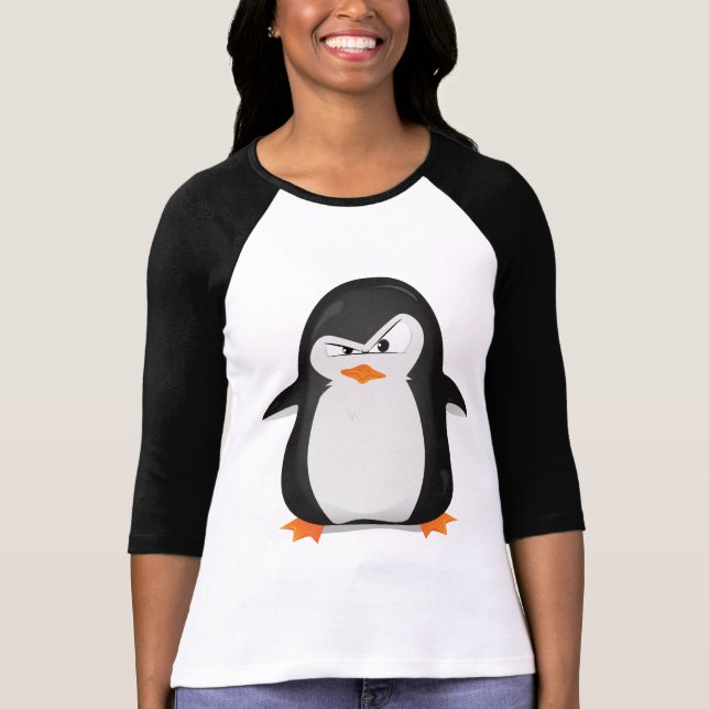 T-shirt Pinguim irritado (Frente)