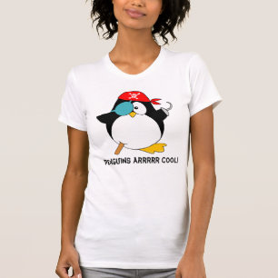 T-shirt Pinguim legal do pirata