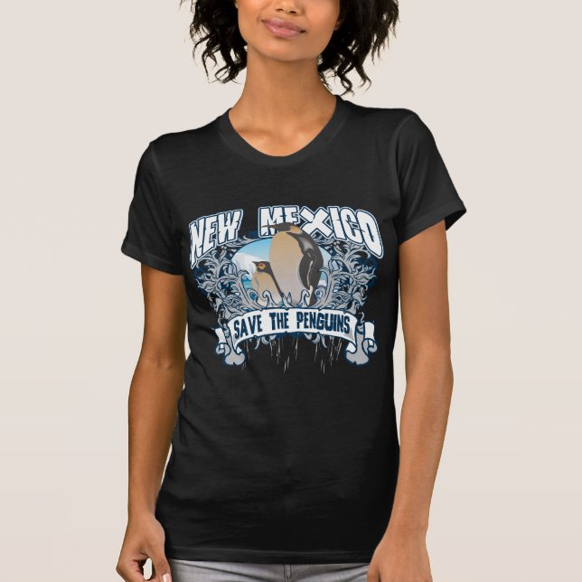 T-shirt Pinguim New mexico (Frente)