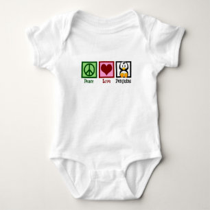 T-shirt Pinguins de Amor pela Paz