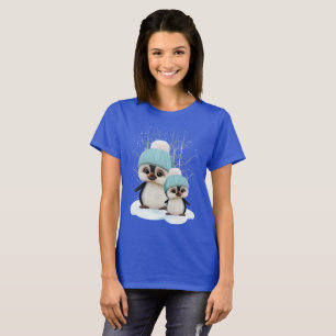 T-shirt Pinguins de menino bonito
