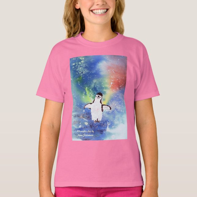 T-shirt Pinguins Felizes (Frente)