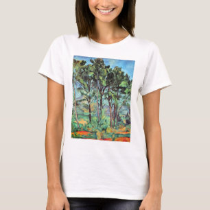 T-shirt Pinheiro com Viaduto por Paul Cezanne, Arte Antiga