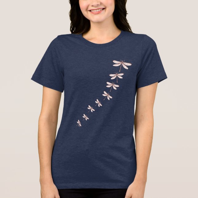 T-Shirt Pink Dragonfly (Frente)