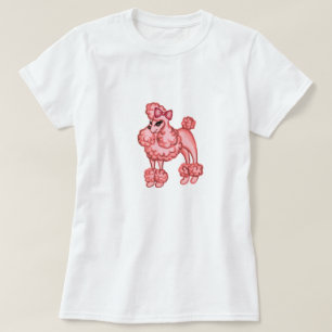T-Shirt Pink Poodle