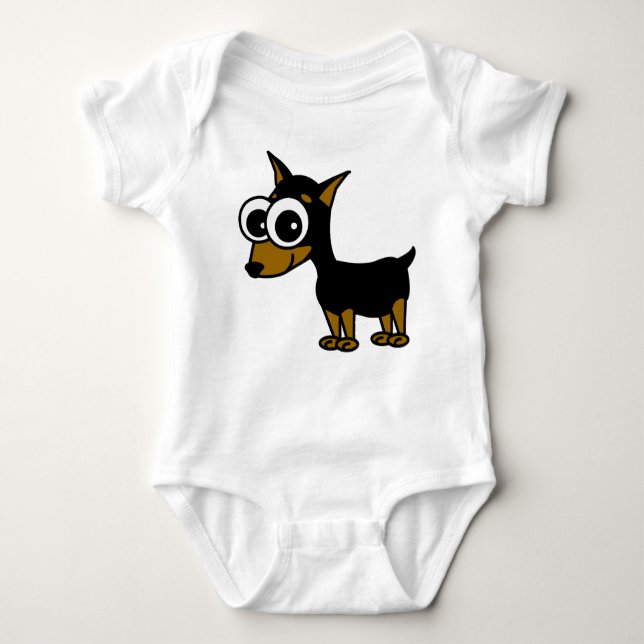 T-shirt Pinscher diminuto (Frente)